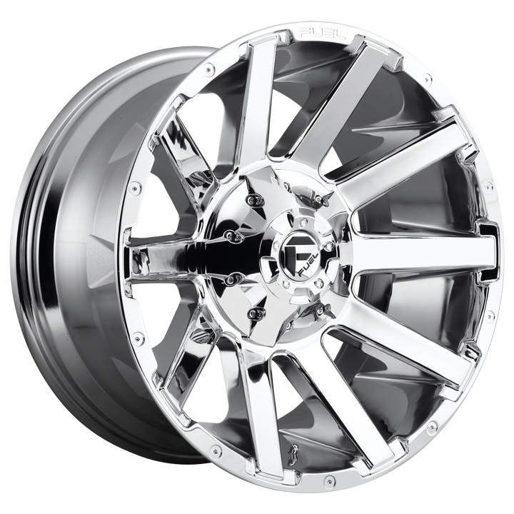 Fuel d614 contra chrome plated wheel   image 1