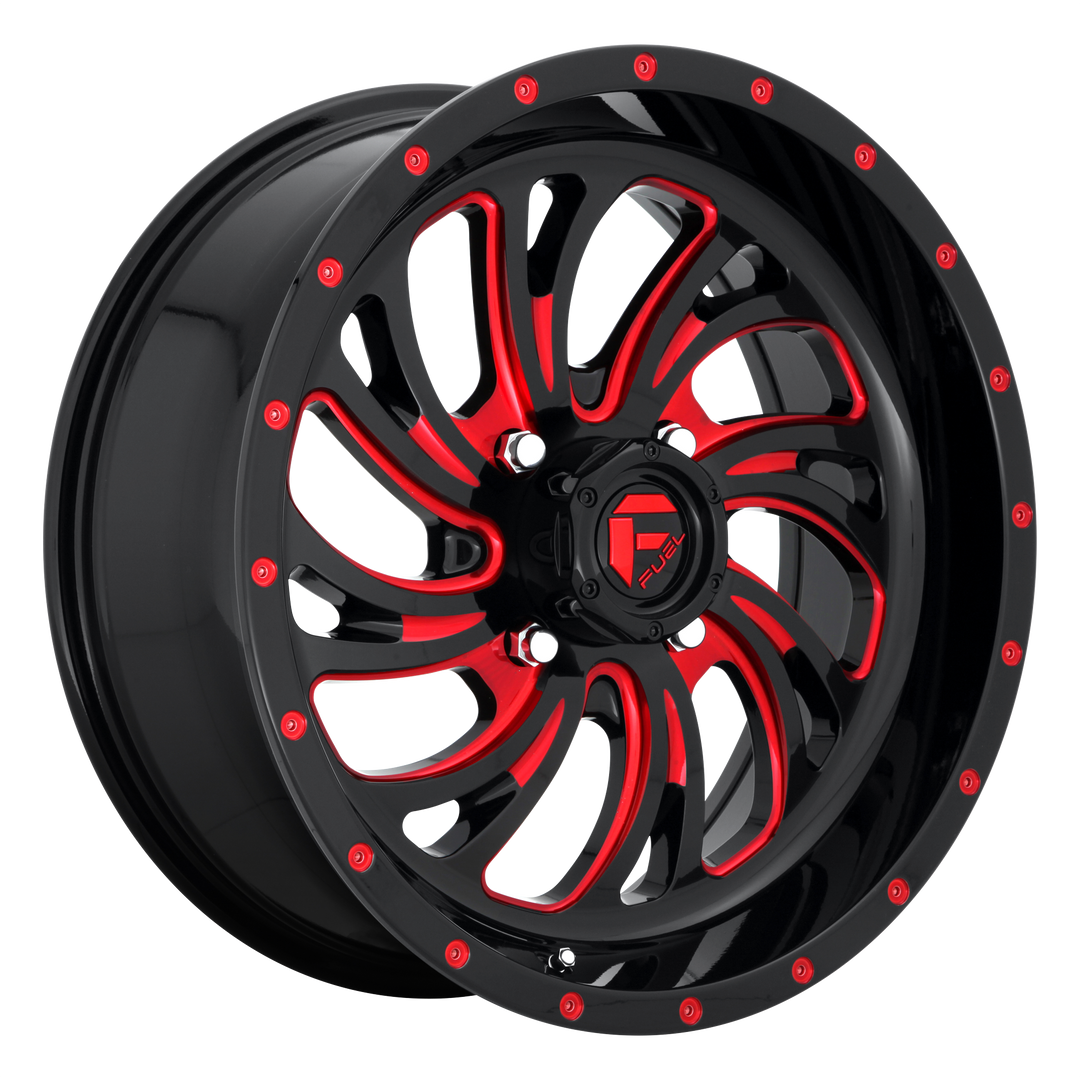 Fuel UTV D642 KOMPRESSOR UTV GLOSS BLACK RED TINTED CLEAR Wheel - image 1