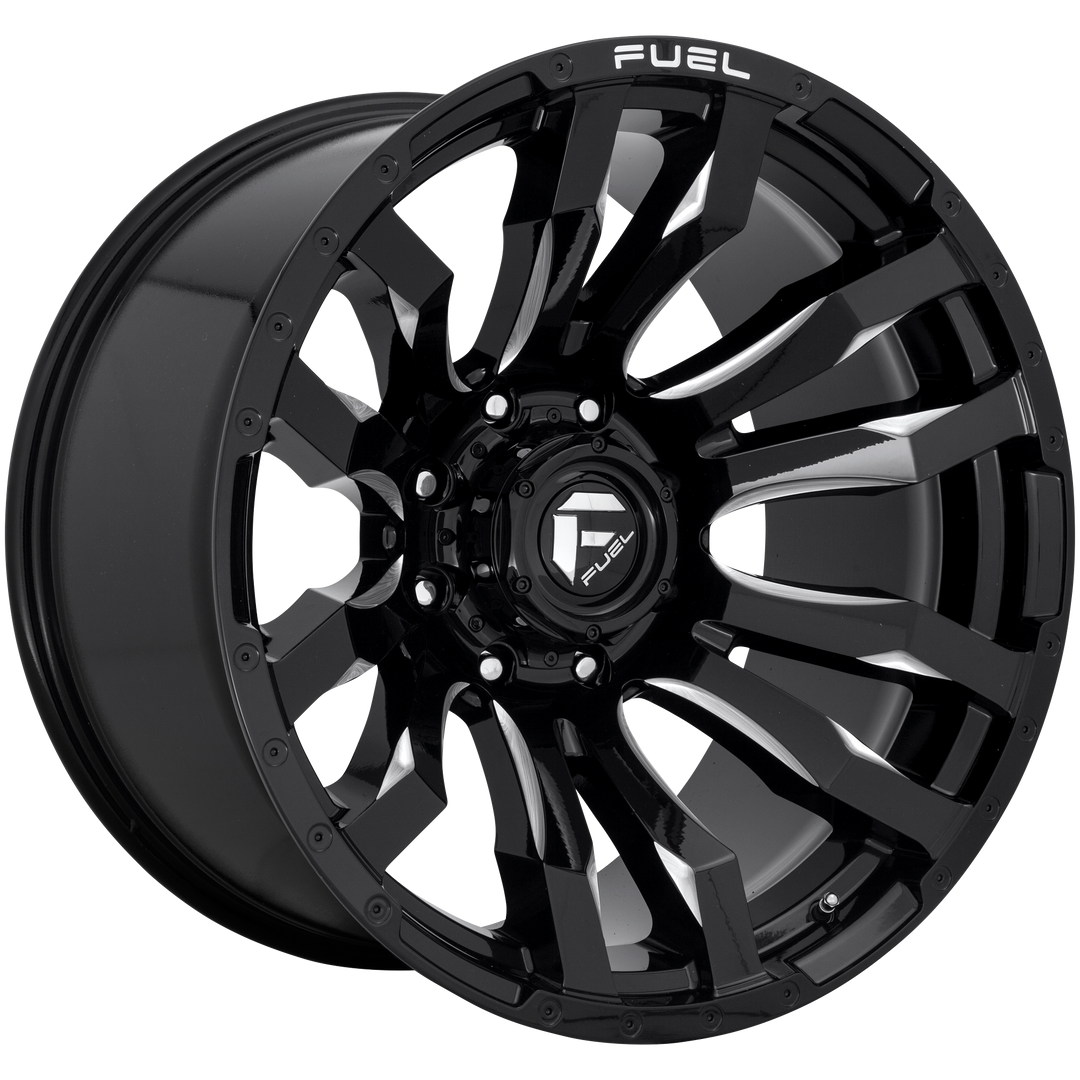Fuel D673 BLITZ GLOSS BLACK MILLED Wheel - image 1
