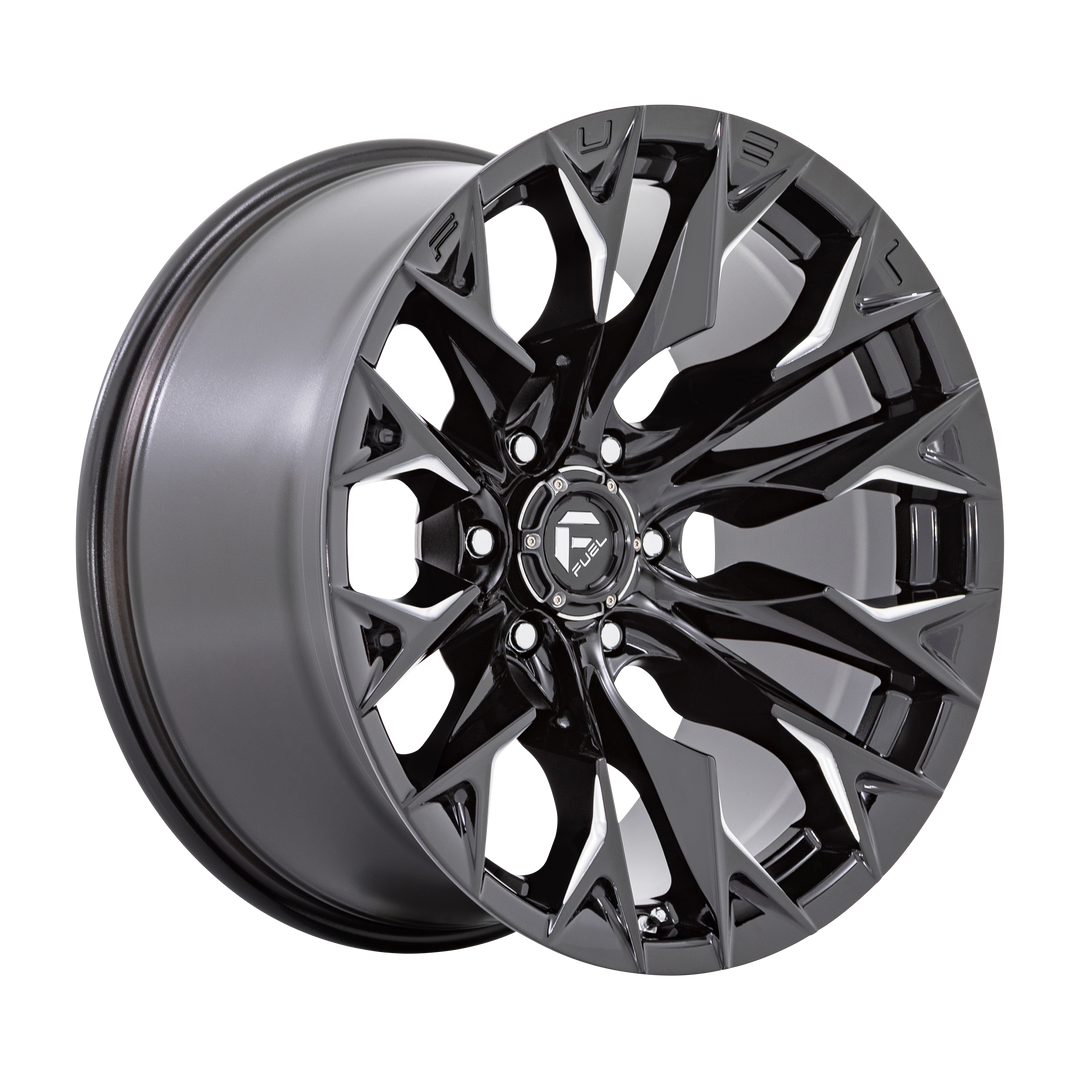 Fuel D803 FLAME GLOSS BLACK MILLED Wheel - image 1