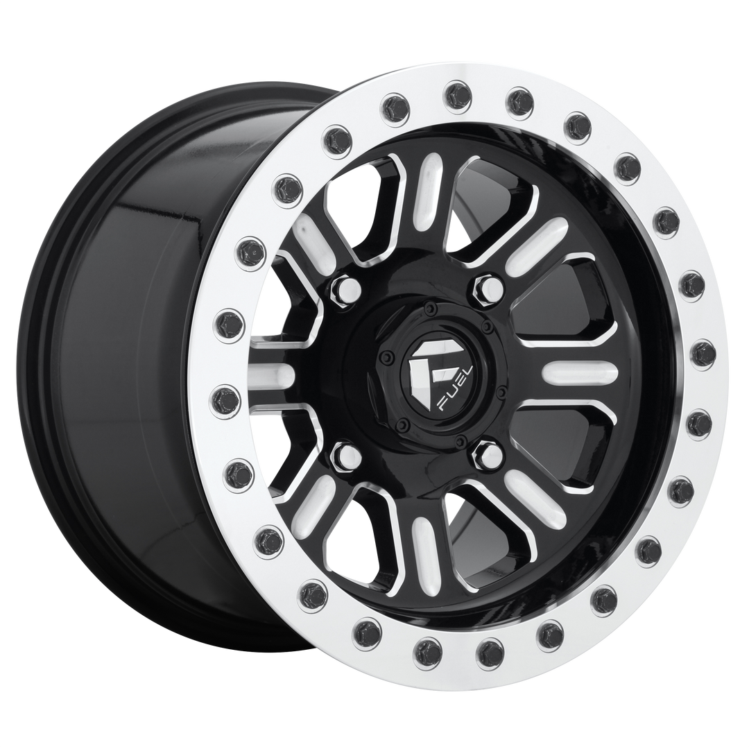 Fuel UTV D910 HARDLINE UTV BEADLOCK GLOSS BLACK MILLED Wheel - image 1