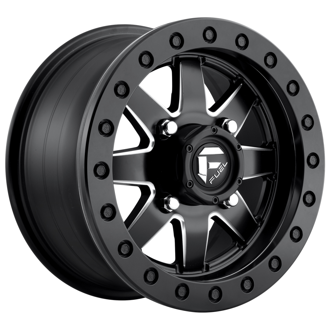 Fuel UTV D938 MAVERICK UTV BEADLOCK MATTE BLACK MILLED Wheel - image 1