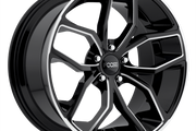 Foose 1PC F150 OUTCAST GLOSS BLACK MILLED Wheel - image 1