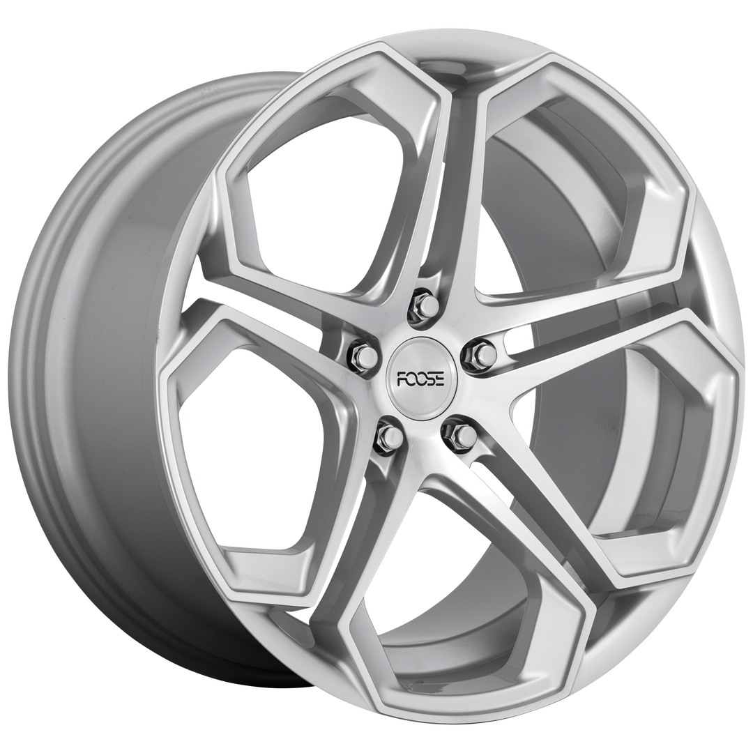 Foose 1PC F170 IMPALA GLOSS SILVER MACHINED Wheel - image 1