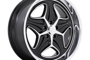 Foose 1PC F171 MERLOT GLOSS BLACK MACHINED Wheel - image 1