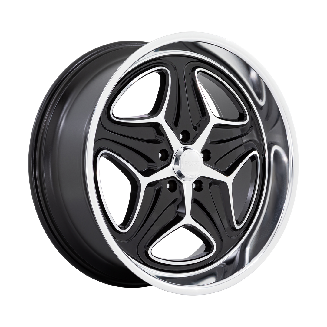 Foose 1PC F171 MERLOT GLOSS BLACK MACHINED Wheel - image 1