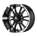 Load image into Gallery viewer, Fairway Alloys FA132 SIXER UTV MACHINED MATTE BLACK Wheel - image 1
