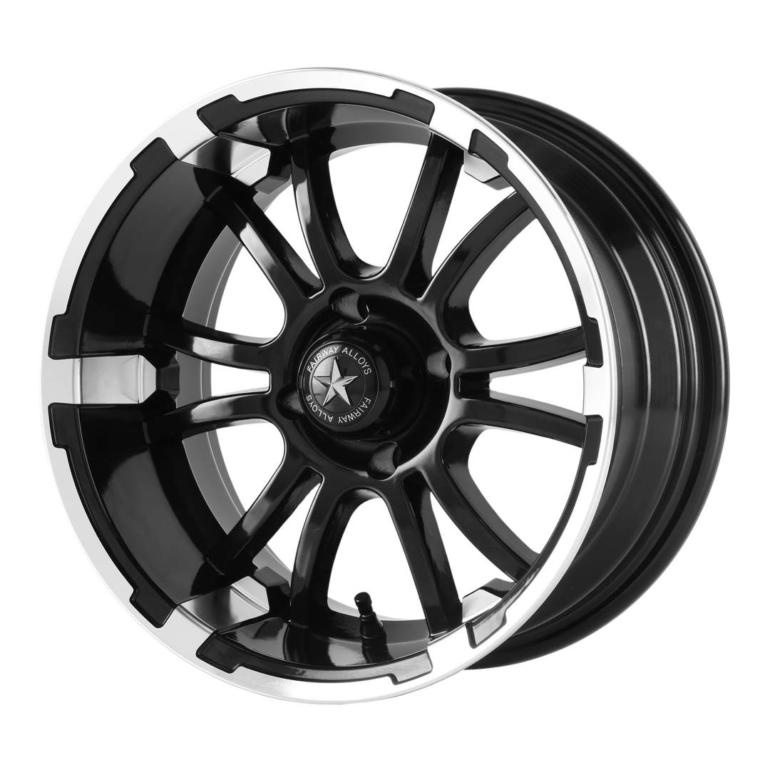 Fairway Alloys FA134 SIXER UTV MACHINED MATTE BLACK Wheel - image 1