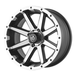 Load image into Gallery viewer, Fairway Alloys FA136 REBEL UTV MACHINED MATTE BLACK Wheel - image 1
