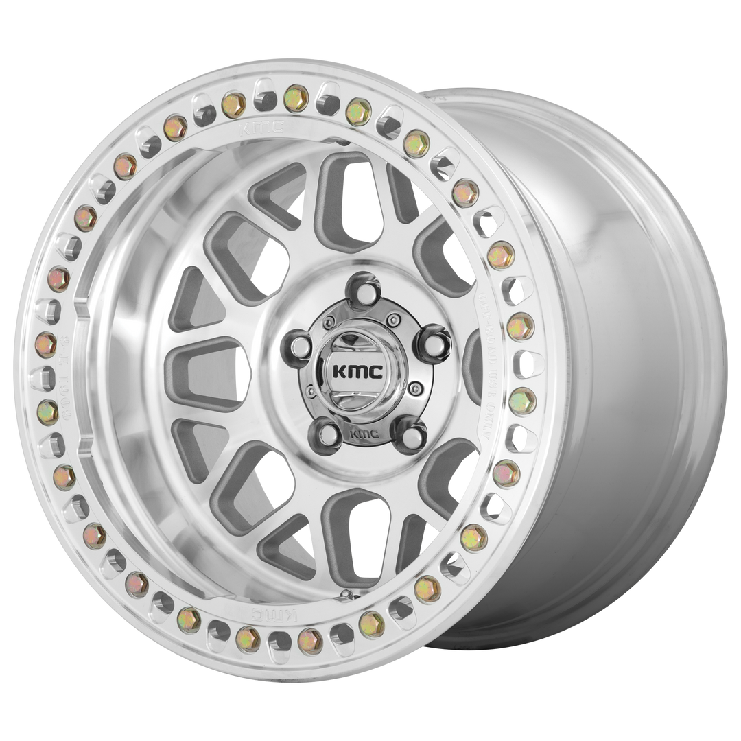 KMC KM235 GRENADE CRAWL BEADLOCK MACHINED Wheel - image 1