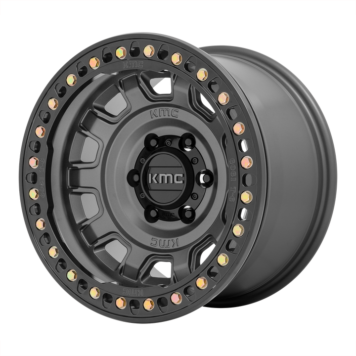 Kmc km236 tank beadlock anthracite wheel   image 1