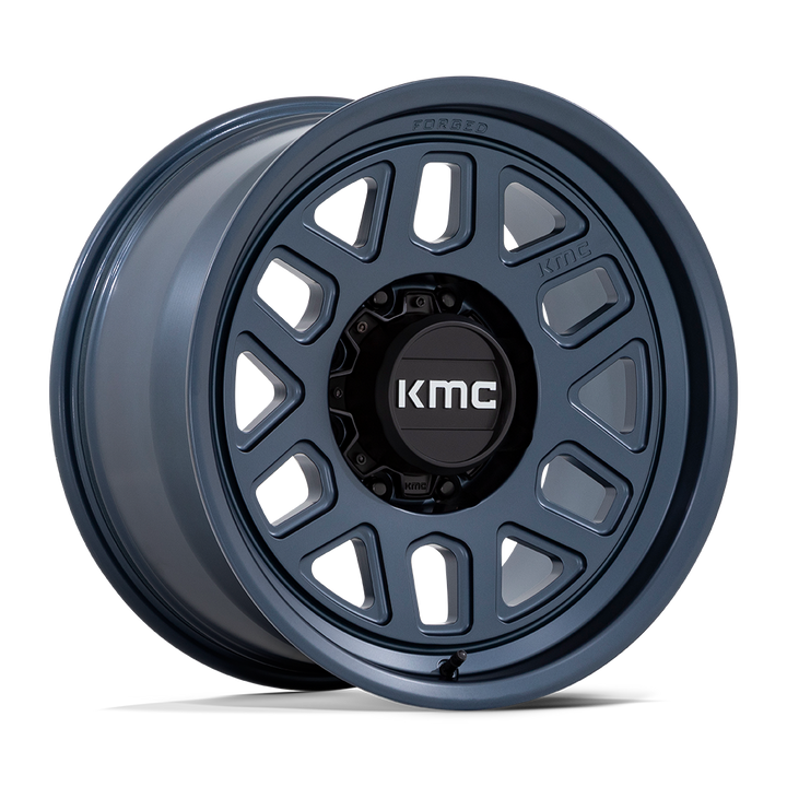 Kmc km451 mesa forged monoblock metallic blue wheel   image 1