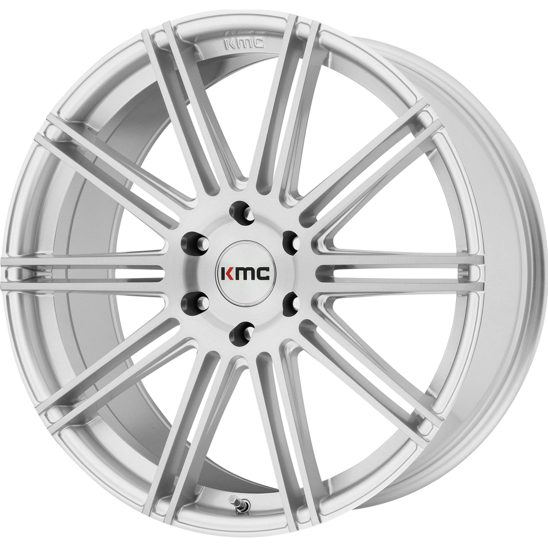 KMC KM707 CHANNEL BRUSHED SILVER Wheel - image 1
