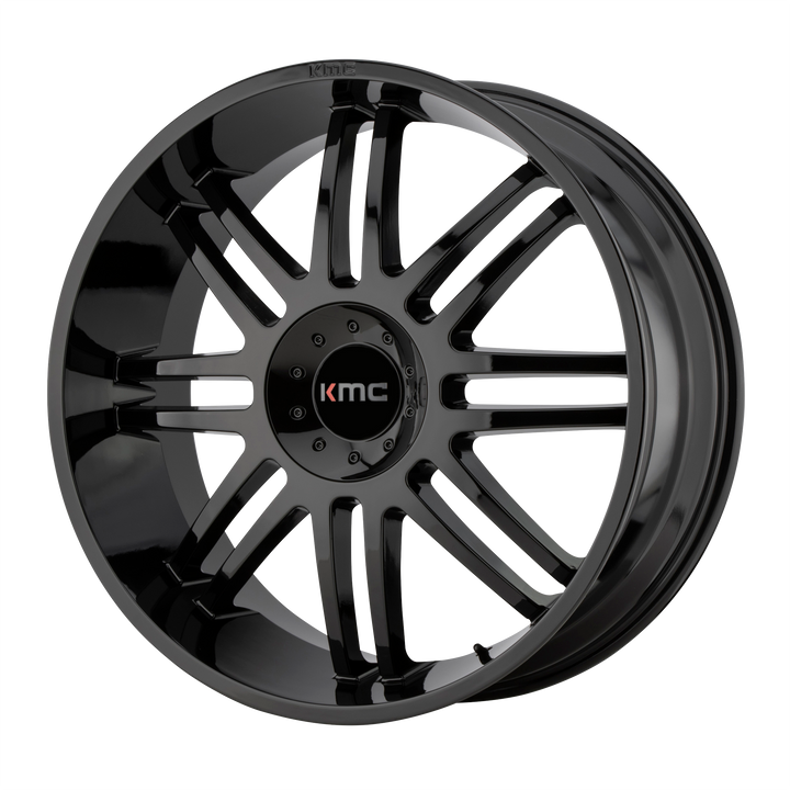 Kmc km714 regulator gloss black wheel   image 1