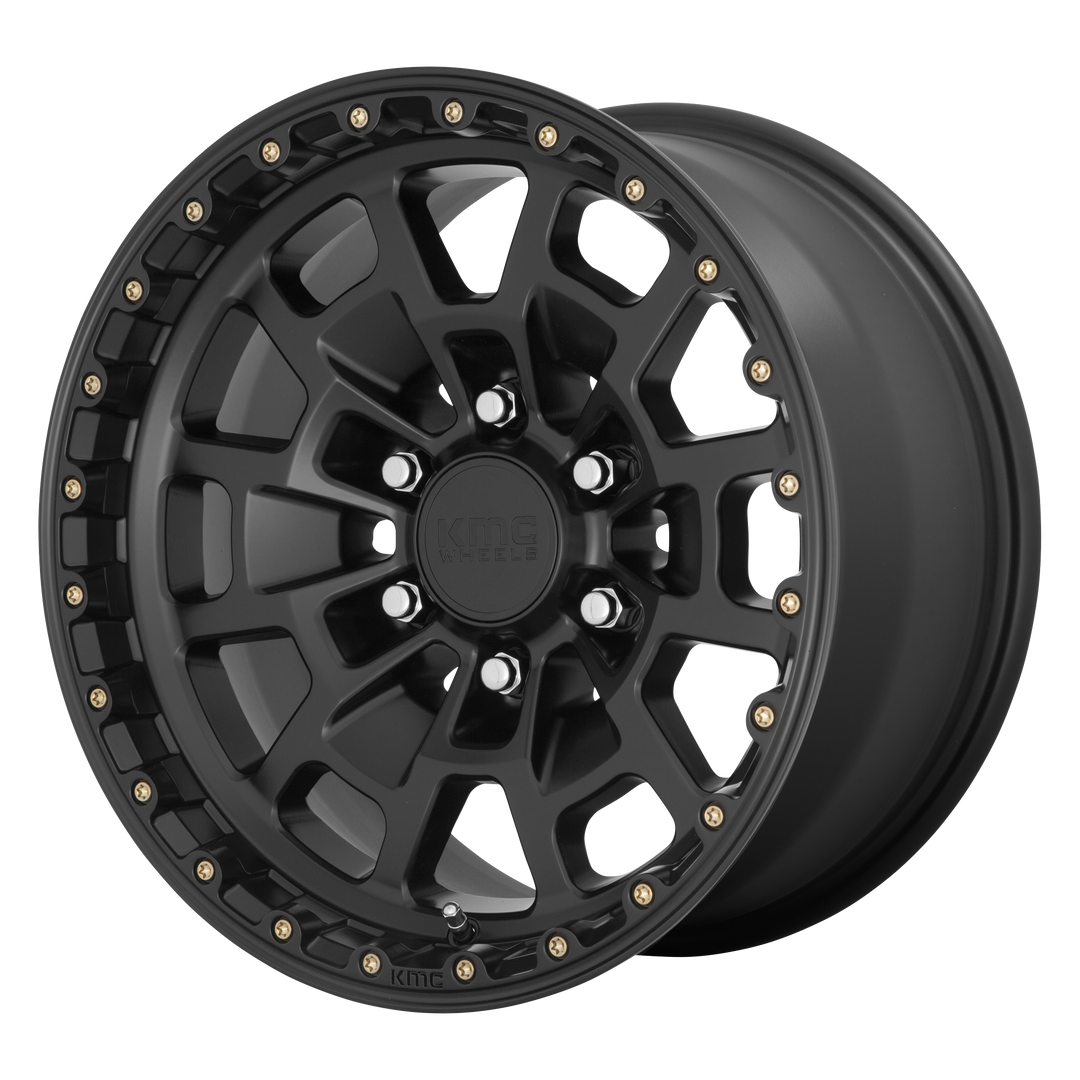 KMC KM718 SUMMIT SATIN BLACK Wheel - image 1