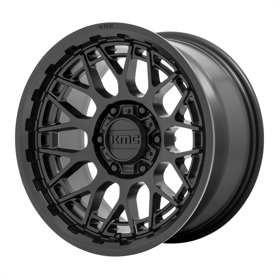 KMC KM722 TECHNIC SATIN BLACK Wheel - image 1