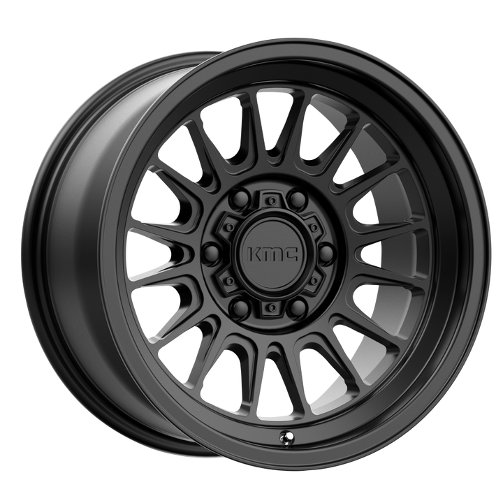Kmc km724 impact ol satin black wheel   image 1