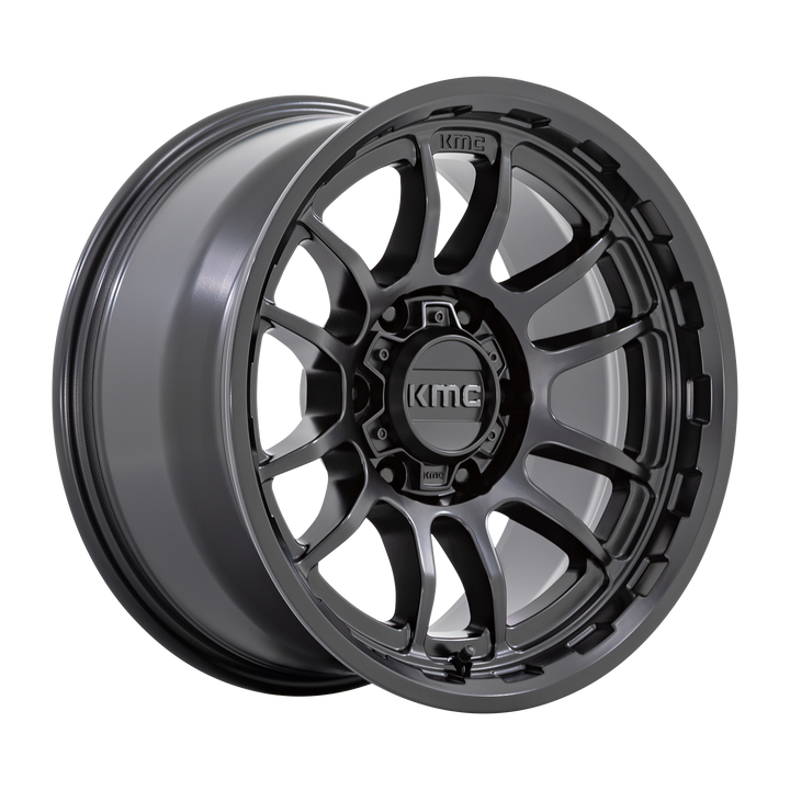 Kmc km727 wrath satin black wheel   image 1