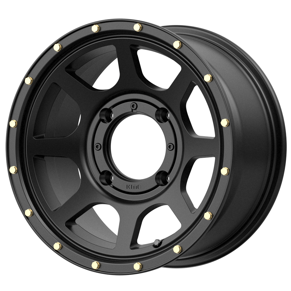 KMC Powersports KS134 ADDICT 2 UTV SATIN BLACK Wheel - image 1