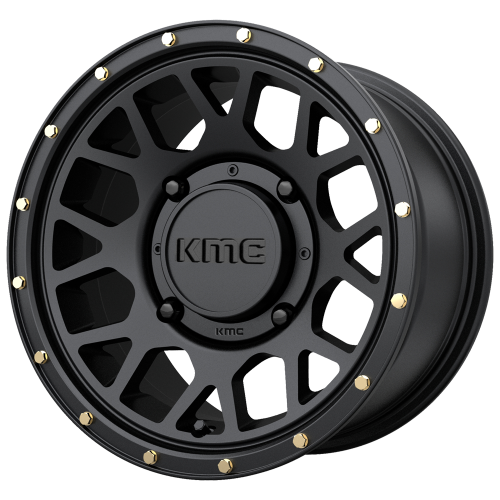 KMC Powersports KS135 GRENADE UTV SATIN BLACK Wheel - image 1