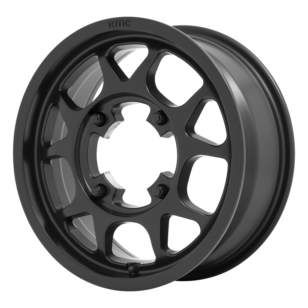 KMC Powersports KS136 TORO UTV SATIN BLACK Wheel - image 1