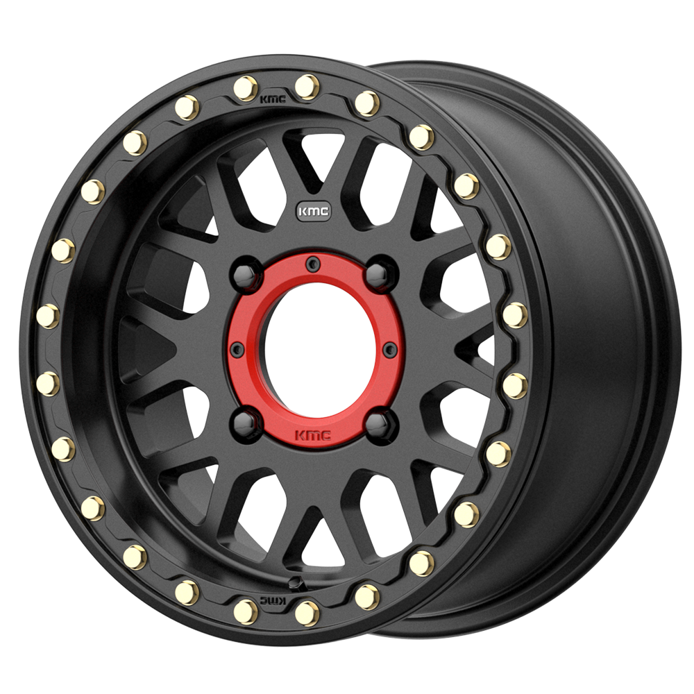 KMC Powersports KS235 GRENADE UTV BEADLOCK SATIN BLACK Wheel - image 1
