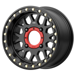 Load image into Gallery viewer, KMC Powersports KS235 GRENADE UTV BEADLOCK SATIN BLACK Wheel - image 1
