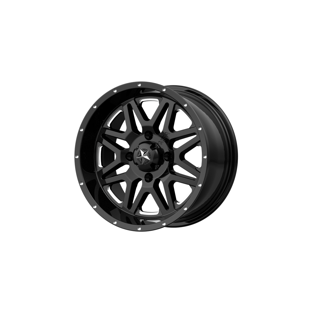 MSA Offroad Wheels M26 VIBE UTV GLOSS BLACK MILLED Wheel - image 1