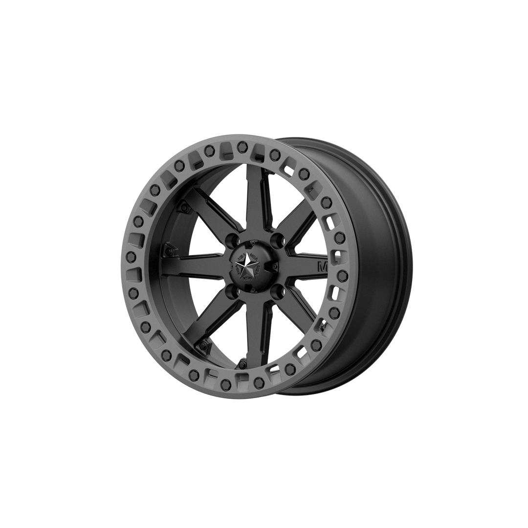 MSA Offroad Wheels M31 LOK2 UTV BEADLOCK SATIN BLACK W/ MATTE GRAY RING Wheel - image 1