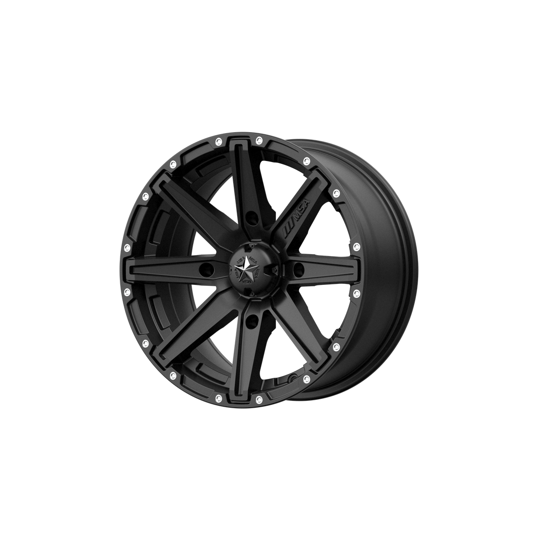 MSA Offroad Wheels M33 CLUTCH UTV SATIN BLACK Wheel - image 1