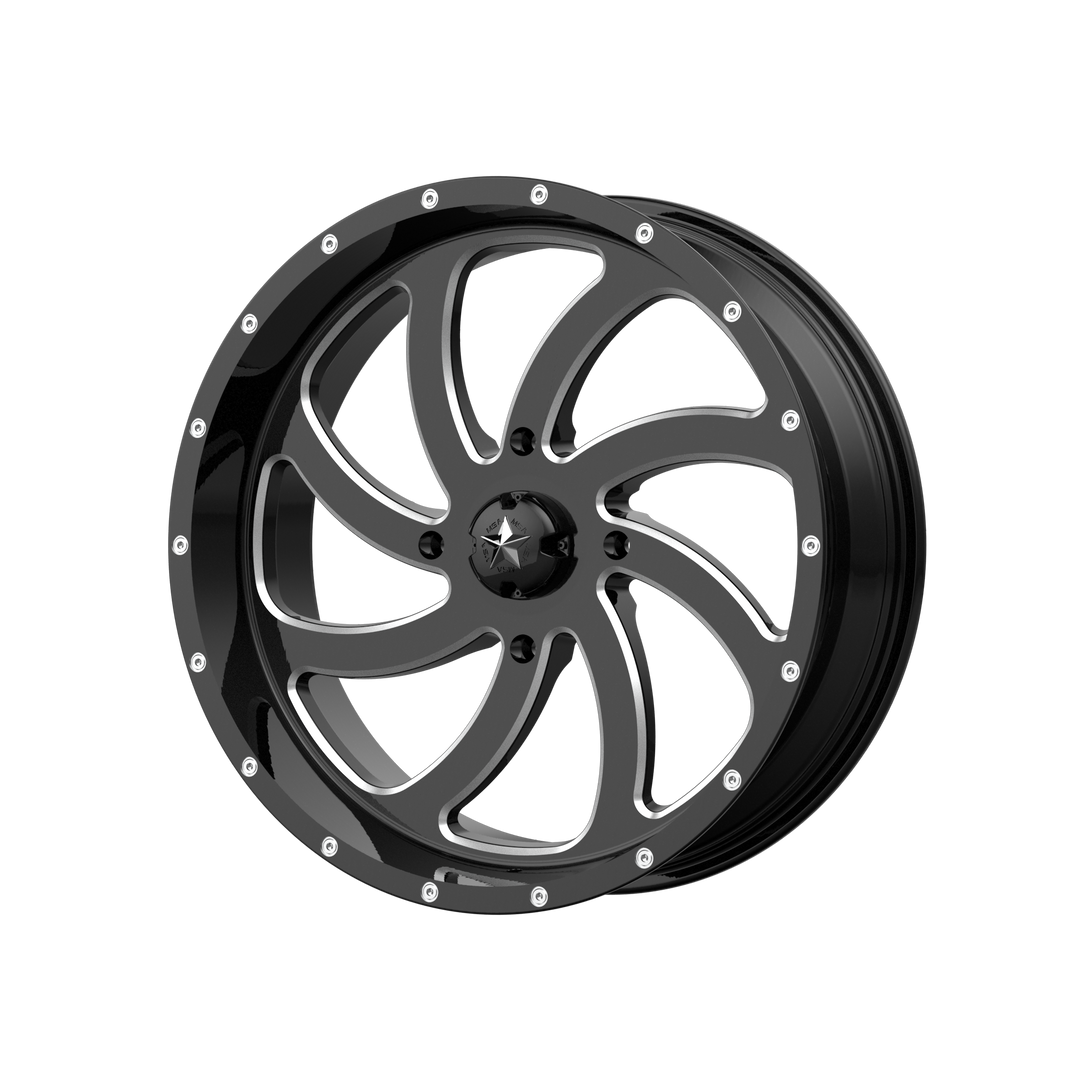 MSA Offroad Wheels M36 SWITCH UTV GLOSS BLACK MILLED Wheel - image 1