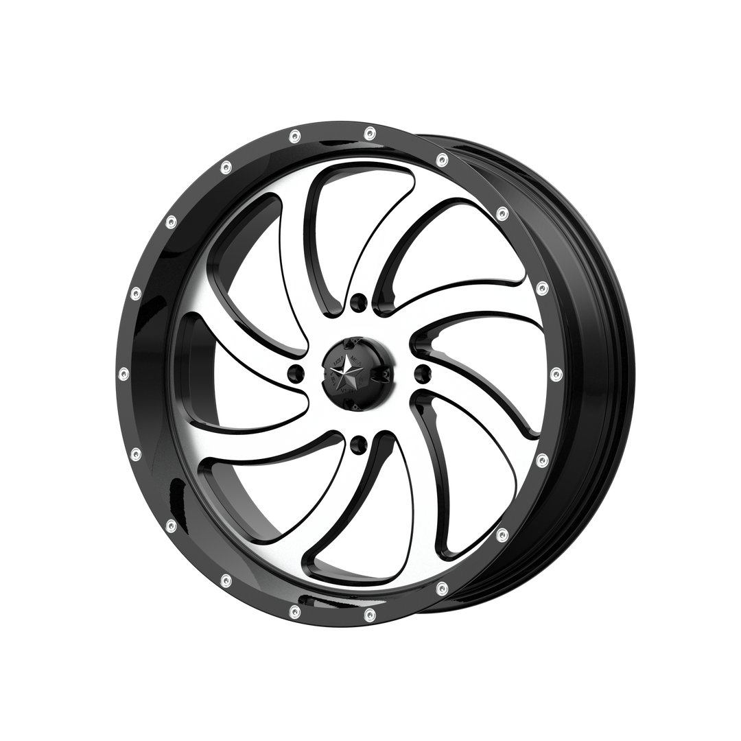 MSA Offroad Wheels M36 SWITCH UTV MACHINED GLOSS BLACK Wheel - image 1