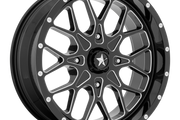 MSA Offroad Wheels M45 PORTAL UTV GLOSS BLACK MILLED Wheel - image 1
