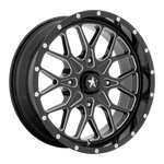 Load image into Gallery viewer, MSA Offroad Wheels M45 PORTAL UTV GLOSS BLACK MILLED Wheel - image 1
