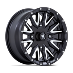 Load image into Gallery viewer, MSA Offroad Wheels M49 CREED UTV MATTE BLACK MACHINED Wheel - image 1
