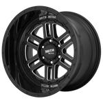 Load image into Gallery viewer, Moto Metal MO800 DEEP SIX GLOSS BLACK MILLED Wheel - image 1
