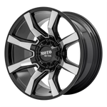 Load image into Gallery viewer, Moto Metal MO804 SPIDER GLOSS BLACK MACHINED Wheel - image 1
