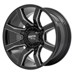 Load image into Gallery viewer, Moto Metal MO804 SPIDER GLOSS BLACK MILLED Wheel - image 1
