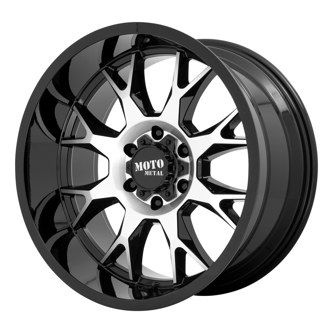 Moto Metal MO806 GLOSS BLACK MACHINED Wheel - image 1