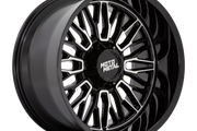 Moto Metal MO809 STINGER GLOSS BLACK MACHINED Wheel - image 1