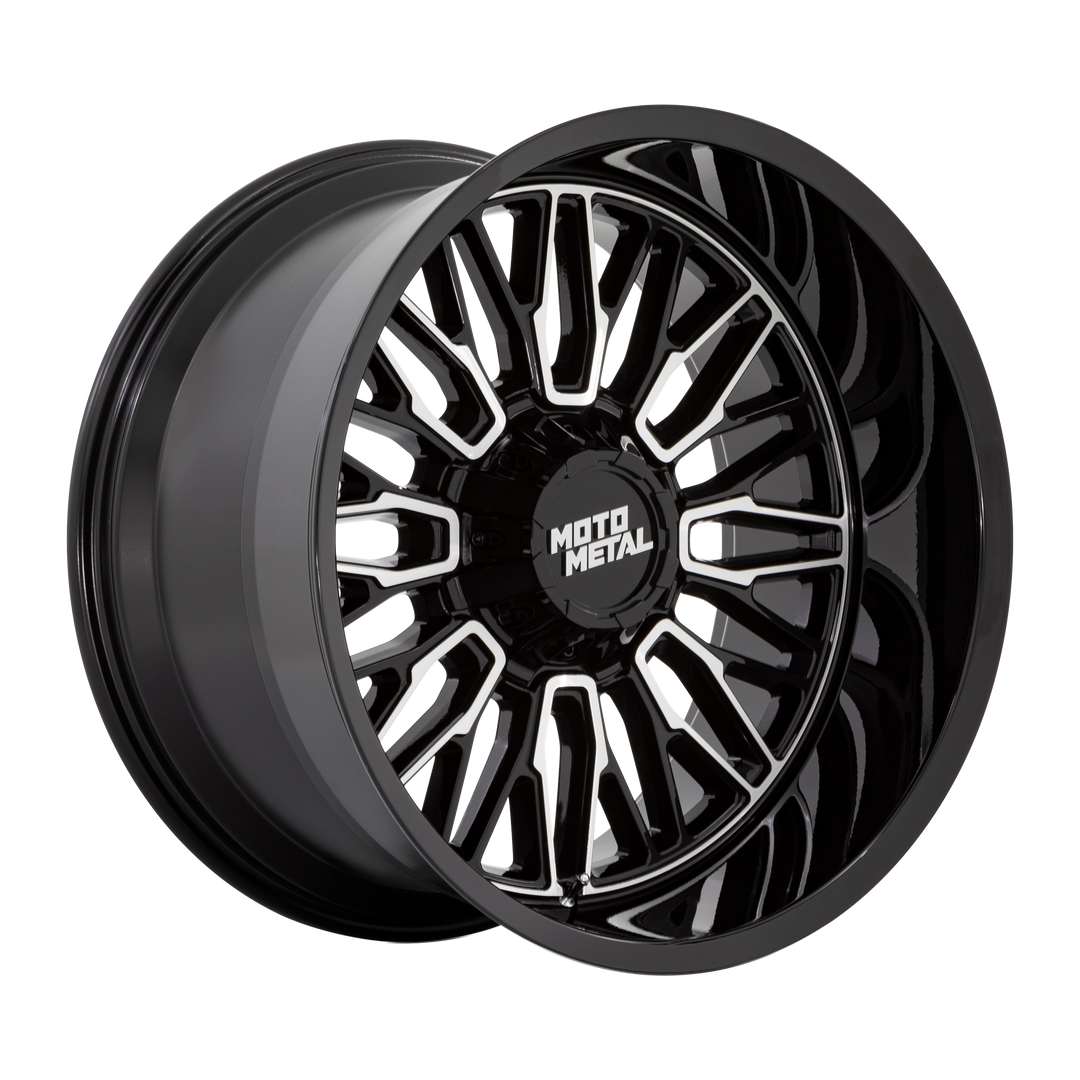 Moto Metal MO809 STINGER GLOSS BLACK MACHINED Wheel - image 1