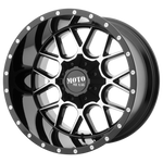 Load image into Gallery viewer, Moto Metal MO986 SIEGE GLOSS BLACK MACHINED Wheel - image 1
