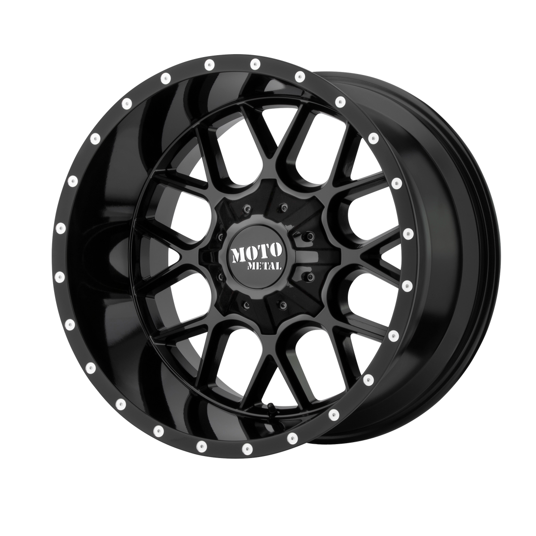 Moto Metal MO986 SIEGE GLOSS BLACK Wheel - image 1