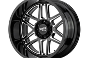 Moto Metal MO992 FOLSOM GLOSS BLACK MILLED Wheel - image 1