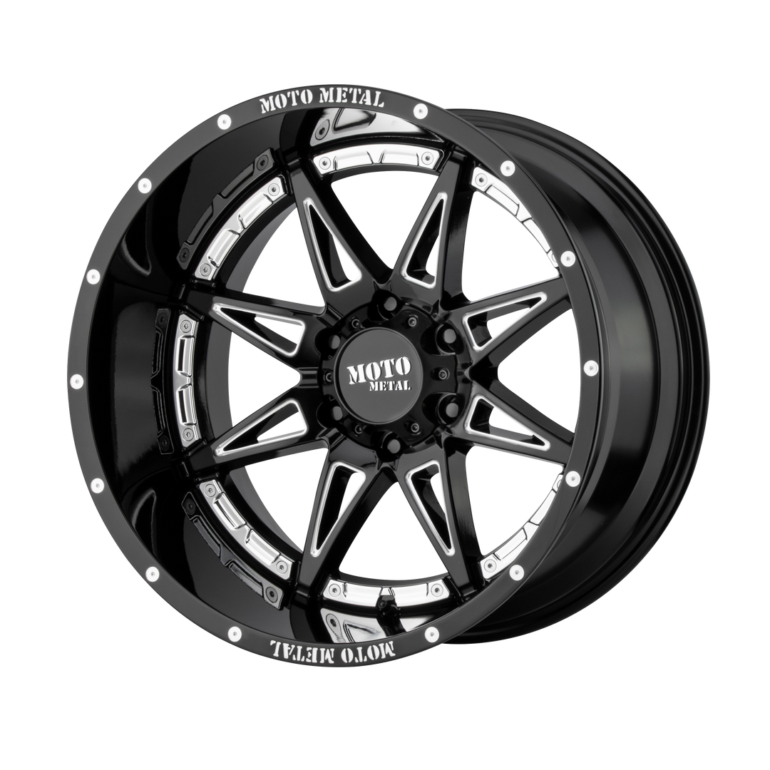 Moto Metal MO993 HYDRA GLOSS BLACK MILLED Wheel - image 1