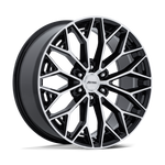 Load image into Gallery viewer, Petrol PE006 P5E GLOSS BLACK W/ MACHINED FACE Wheel - image 1
