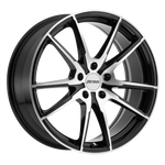 Load image into Gallery viewer, Petrol P0A GLOSS BLACK W/ MACH CUT FACE Wheel - image 1
