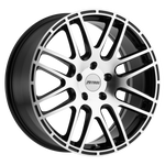 Load image into Gallery viewer, Petrol P6A GLOSS BLACK W/ MACH CUT FACE Wheel - image 1

