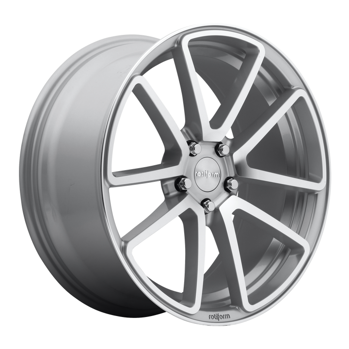 Rotiform r120 spf gloss silver machined wheel   image 1