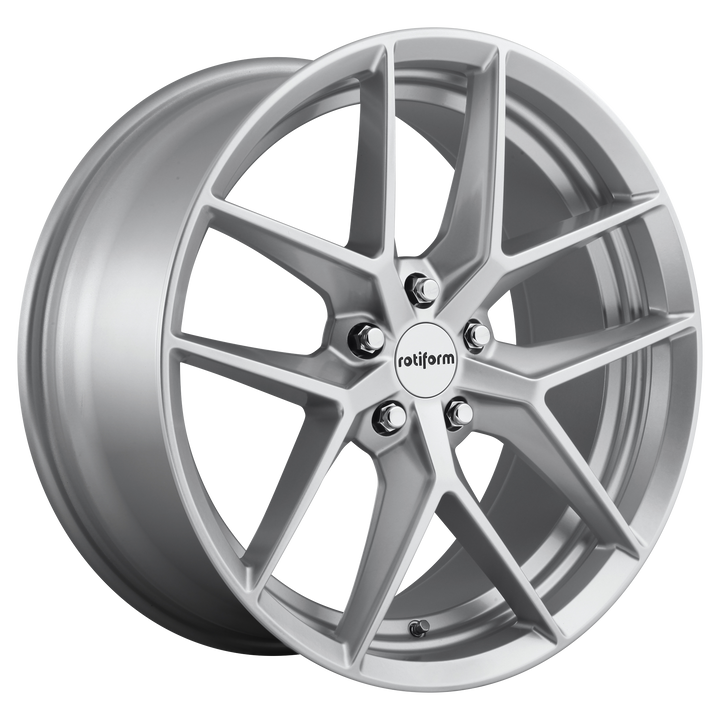 Rotiform r133 flg gloss silver wheel   image 1
